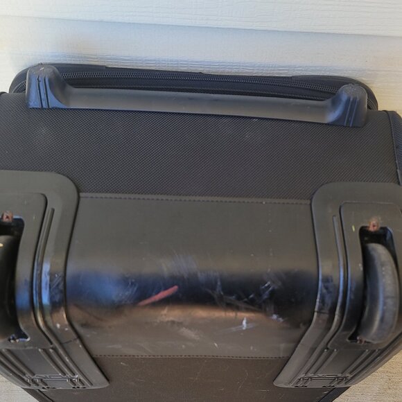 Vintage Tumi USA Black Ballistic Nylon 22" Wheeled Carry-On Suitcase (2243D4) - Picture 10 of 16